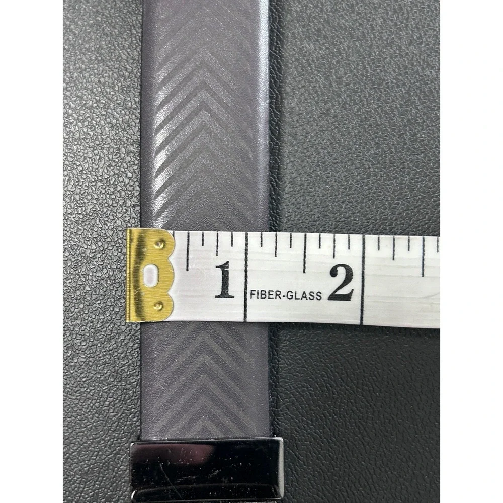 Ted‎ Baker Mens Reversible Belt Gray Blue Herringbone Pattern 43 Inch -CJ